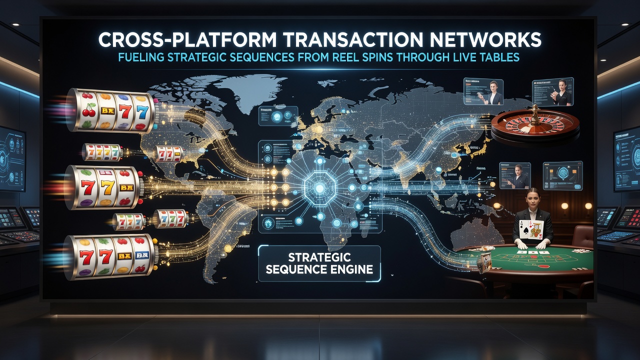 Strategic sequences across slots, live tables, and sports betting via payment networks