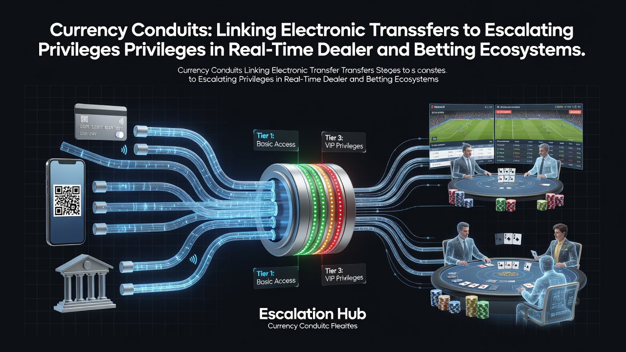 Digital payment flows connecting electronic transfers with live dealer tables and sports betting interfaces in real time