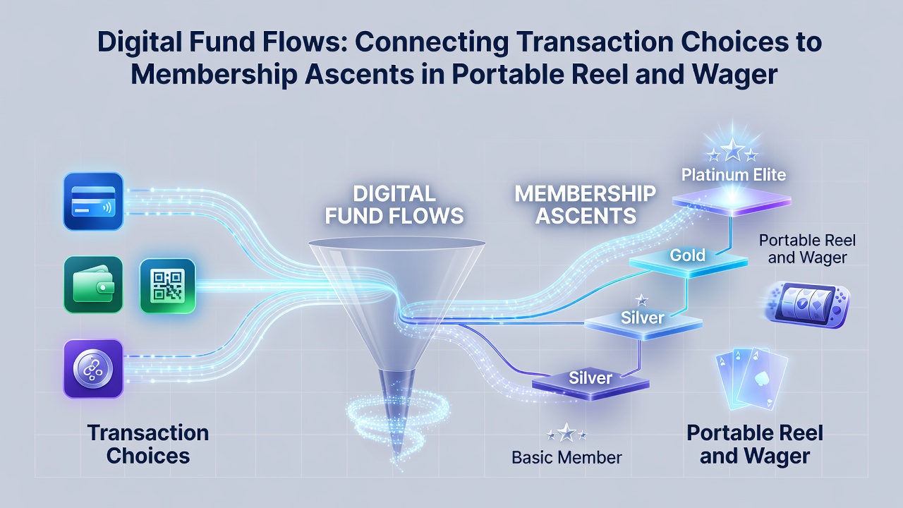 Mobile interface showing fund transfers advancing user status in reel and wager applications