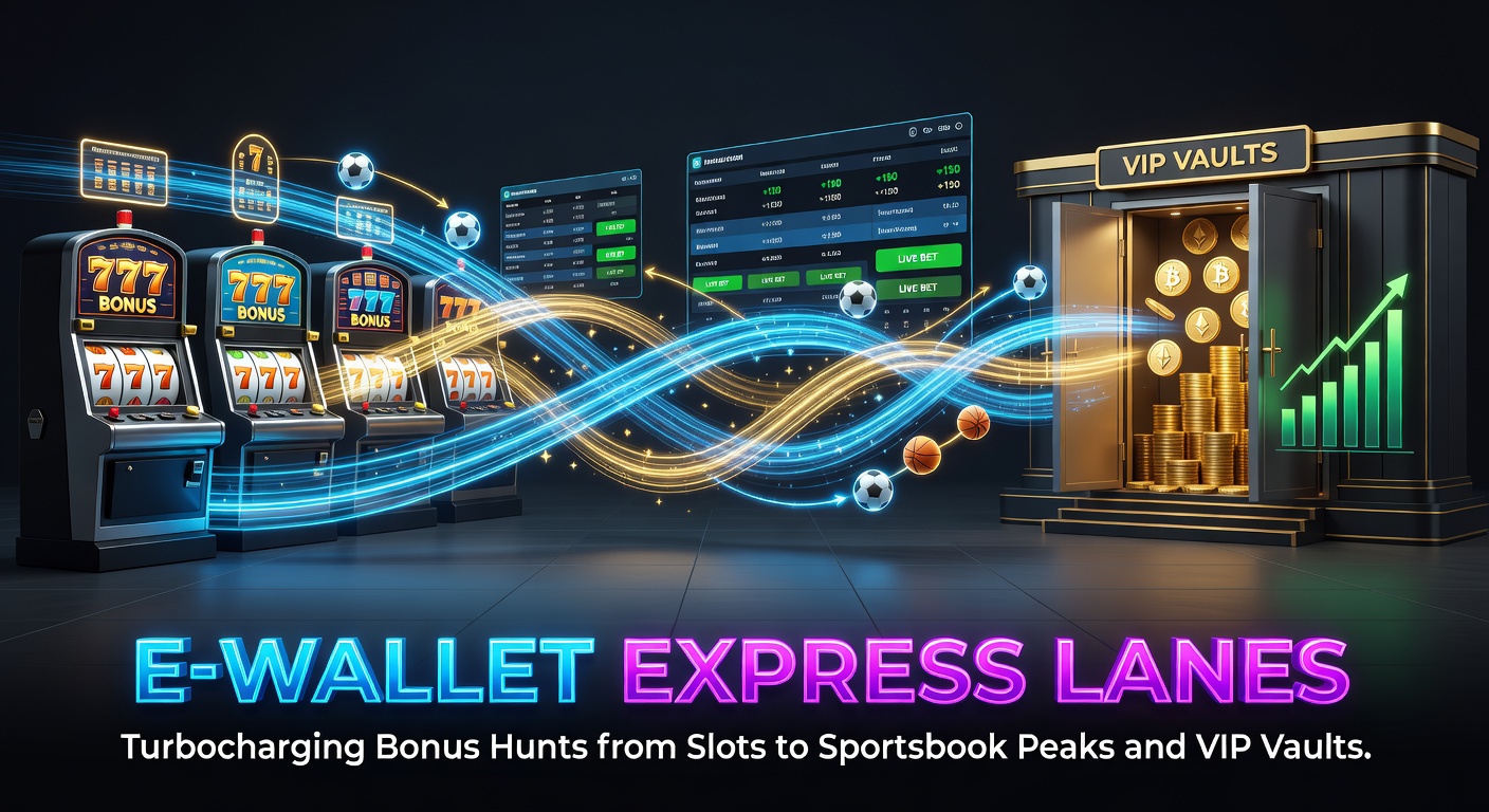 Digital e-wallet interface showing seamless transactions between slots, sports betting apps, and VIP reward dashboards on a mobile screen
