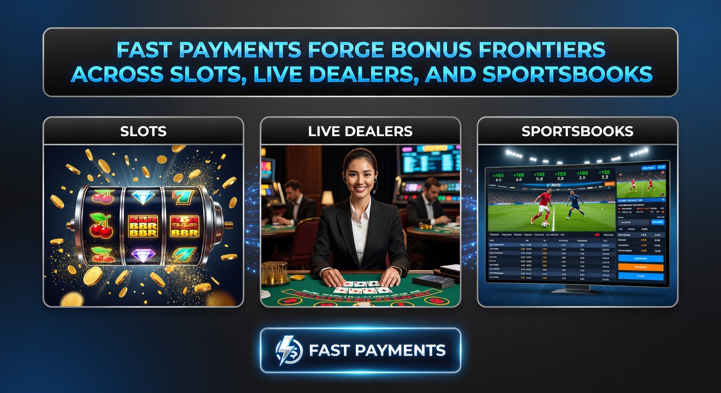 Live dealer table with overlaid fast payment icons, showing real-time bonus activations during blackjack and roulette sessions