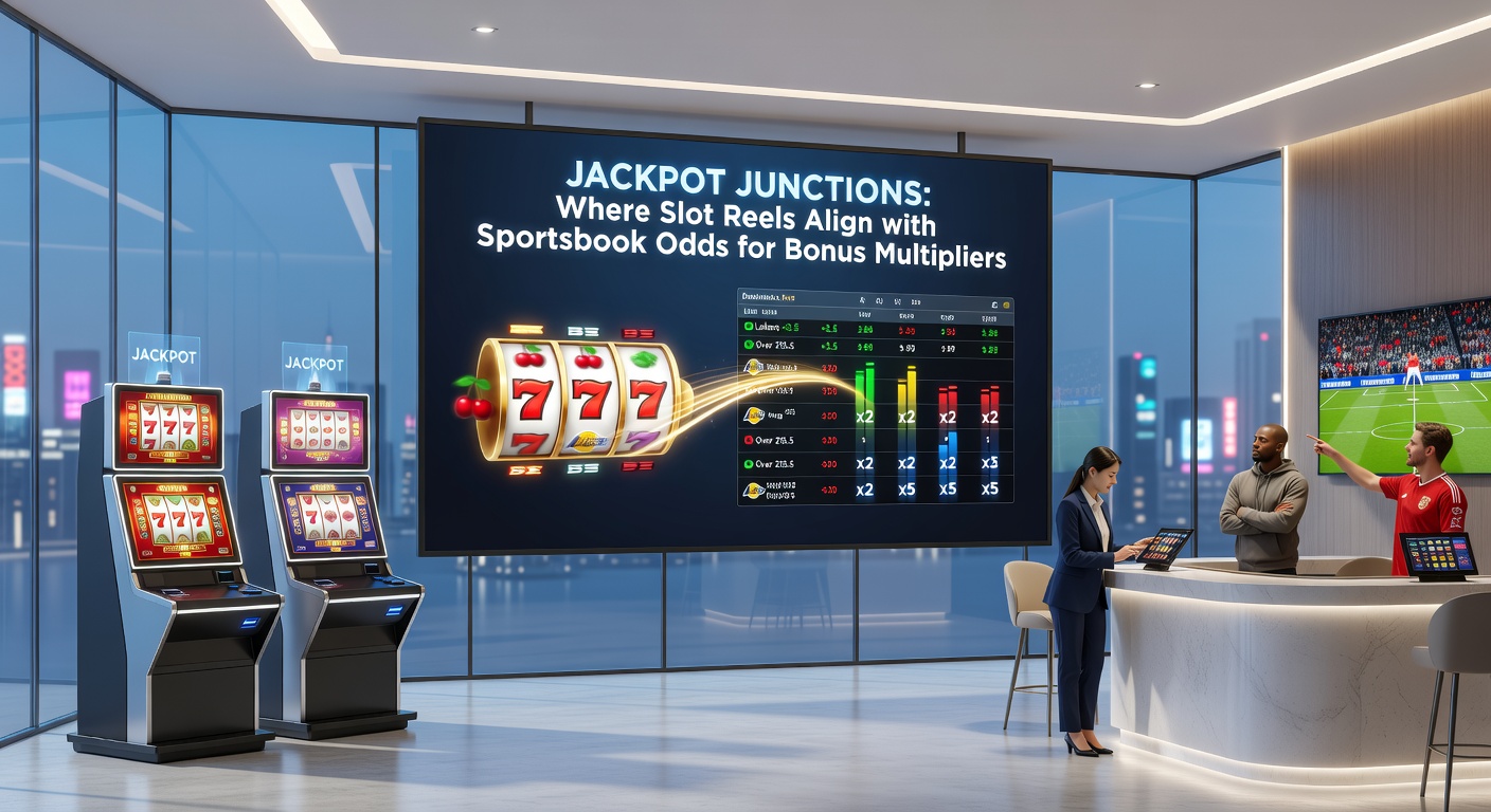 Dynamic dashboard screenshot displaying a jackpot trigger activating bonus multipliers on live sportsbook bets