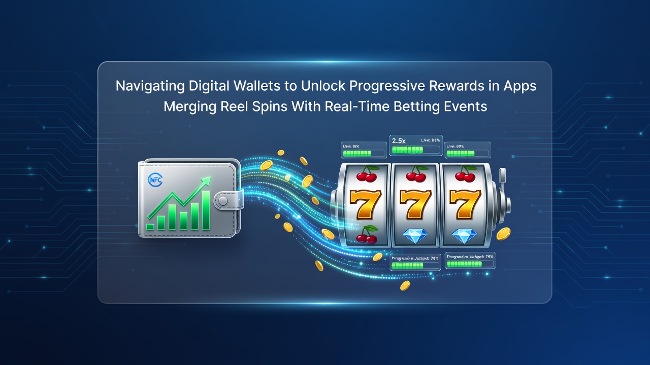Digital wallet interface showing seamless transfers between slot spins and live betting events in a hybrid app