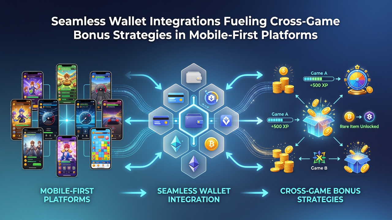 Cross-game bonus transfer process shown in mobile wallet dashboard